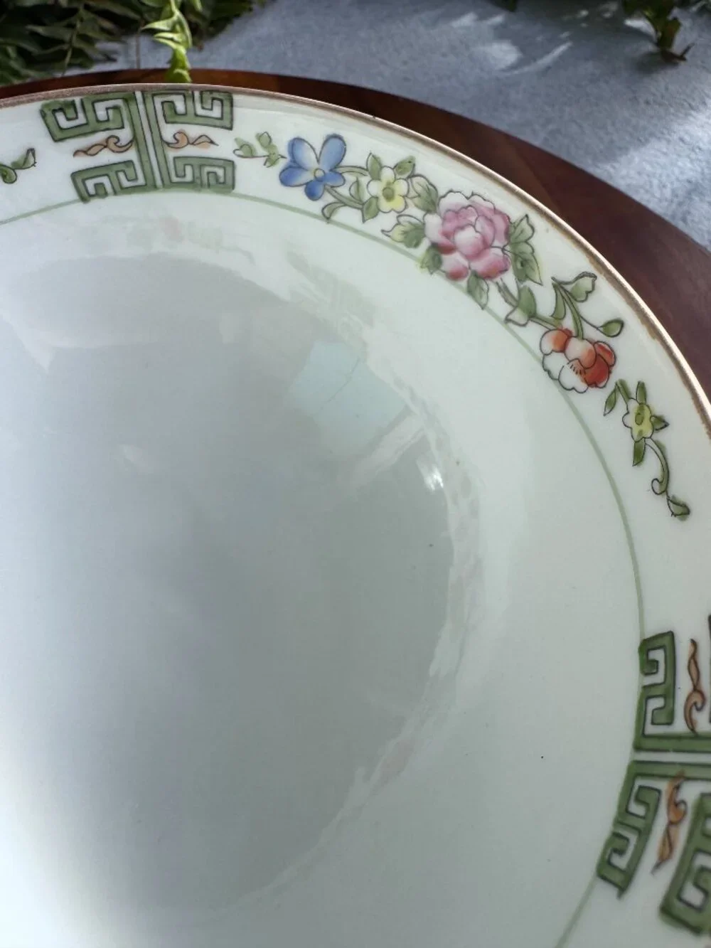 Antique Nippon 3-Footed Porcelain Bowl – Hand-Painted Floral Design